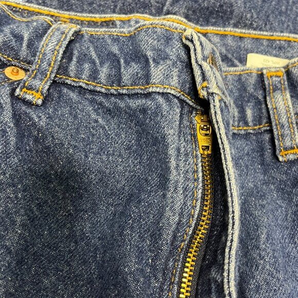 VTG Levis Orange Tab 505 Jeans Mens Labeled 38x30 MEASURING SMALL Straight USA - Picture 8 of 8